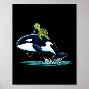 Affiche Costume d'orque à cheval sur une tortue pour enfan