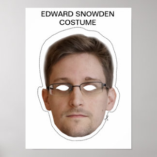 Affiche Costume Edward Snowden