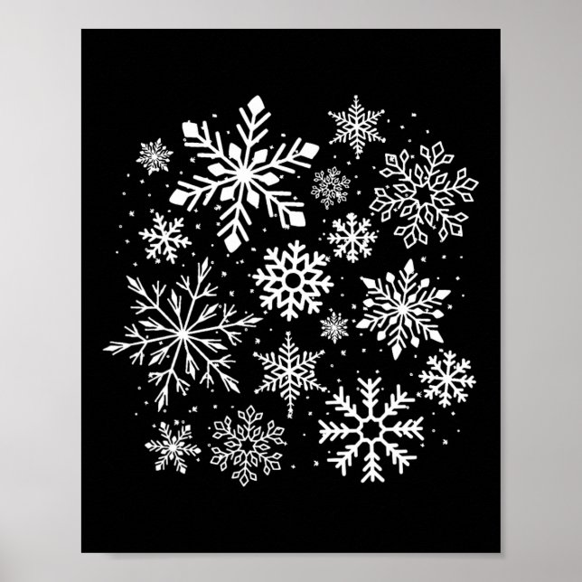 Affiche Costume Flocon de Neige Hiver Noël Assorti 1  (Devant)