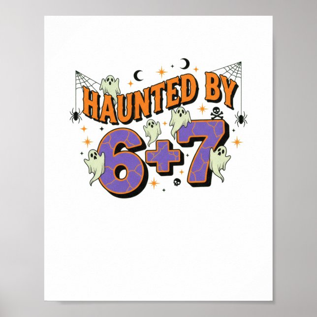 Affiche Costume Halloween 67 Meme Hanté  (Devant)