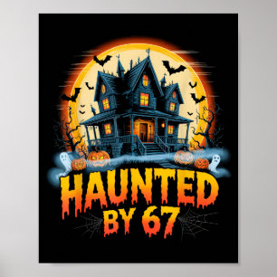 Affiche Costume Halloween 67 Meme Hanté Par 6-7 Brainrot 