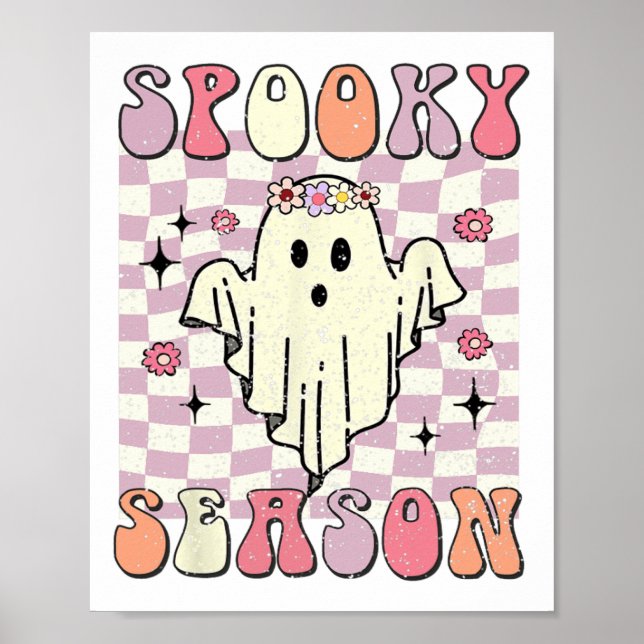 Affiche Costume Halloween de saison éffrayante (Devant)