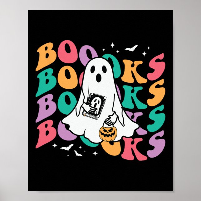 Affiche Costume Halloween Enseignant éffrayant Pour Les Am (Devant)