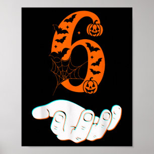 Affiche Costume Halloween Homme Femme Numéro 6 Corresponda