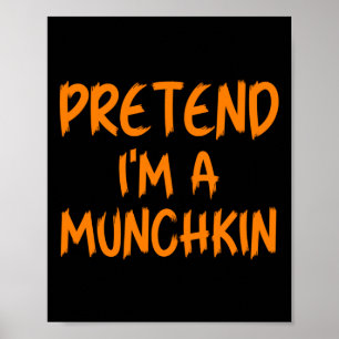 Affiche Costume Halloween Je Suis Un Munchkin Enfants Pare