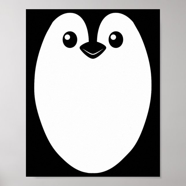 Affiche Costume Halloween Penguin Pour Hommes Femmes Enfan (Devant)