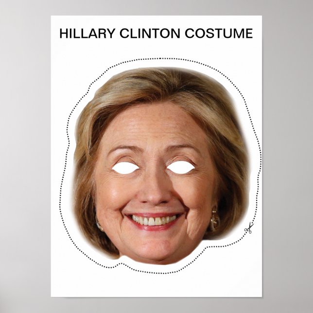 Affiche Costume Hillary Clinton (Devant)