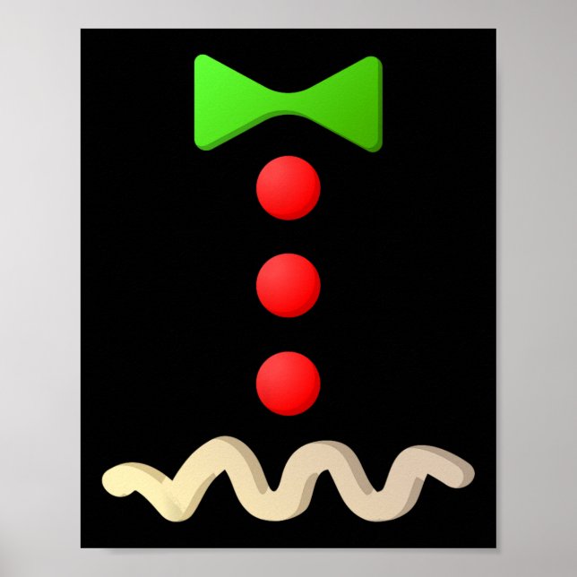 Affiche Costume homme en pain d'épices Costume d'Halloween (Devant)