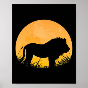 Affiche Costume Lion Easy Halloween en tenue Lionet Cub lu