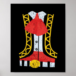 Affiche Costume Mariachi Charro Cinco De Mayo mexicain