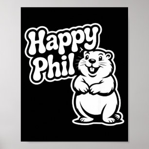 Affiche Costume mignon de Punxy Phil pour la journée de la