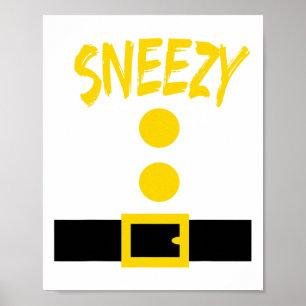 Affiche Costume nain - Idée cadeau d'Halloween amusant - é