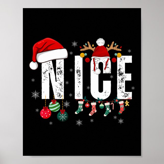 Affiche Costume Naughty Ou Nice Correspondant Couples De N (Devant)