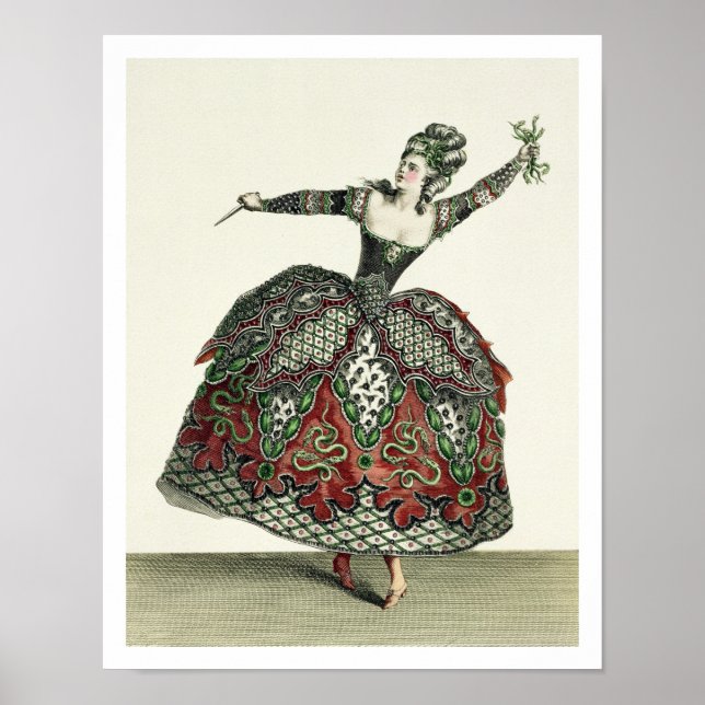 Affiche Costume pour une Furie dans 'Iphigenia in Tauris'  (Devant)