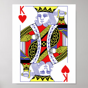 Affiche Costume Roi des Coeurs Royal Flush Halloween Playi