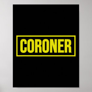 Affiche Costume uniforme coroner Halloween