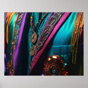 Affiche Costume vibrant