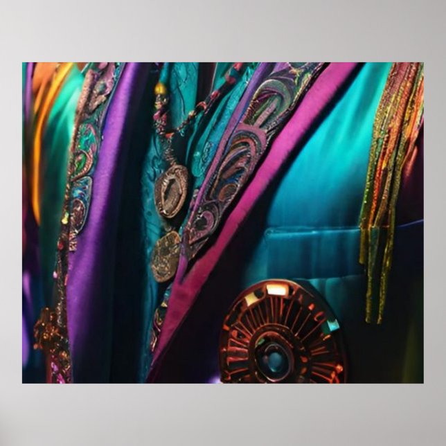 Affiche Costume vibrant (Devant)