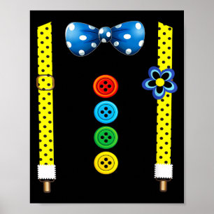 Affiche Costumes de clown drôles pour femmes pour carnaval