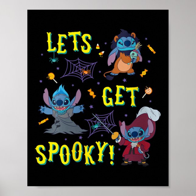 Affiche Costumes de méchants pour femmes Halloween Let's G (Devant)