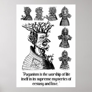 Affiche Costumes du paganisme antique