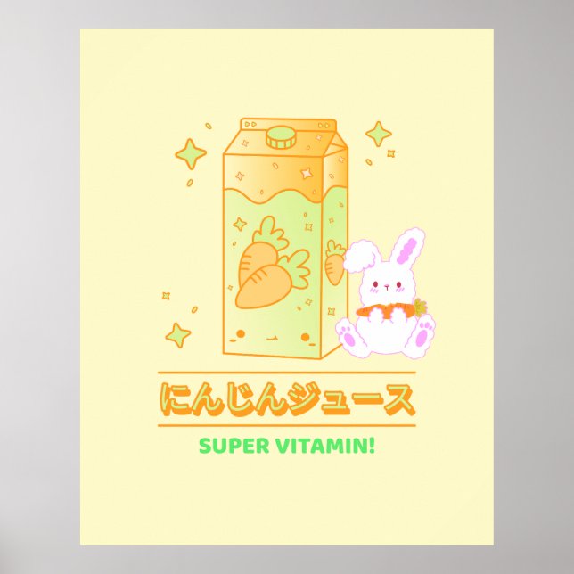 AFFICHE COSY BUNNY AVEC JUS DE CARROT (Devant)