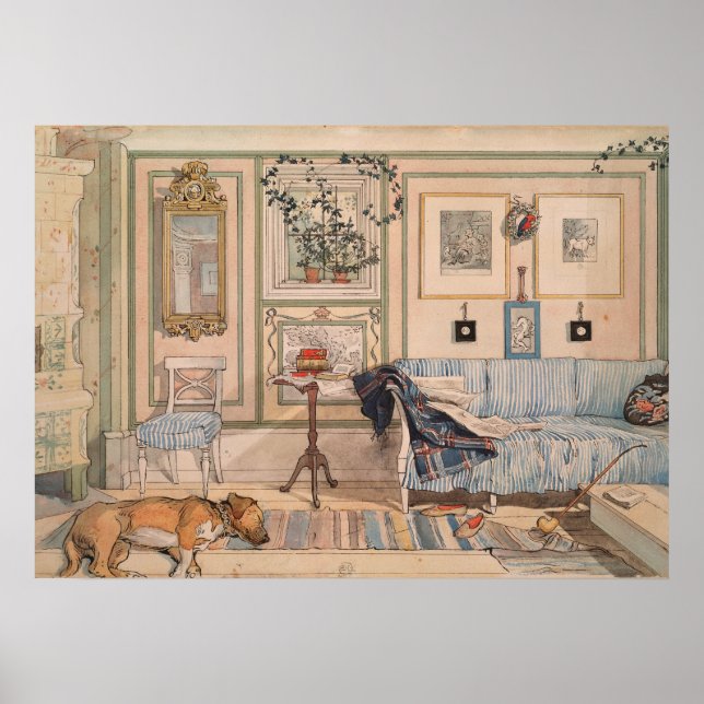 Affiche Cosy Corner (par Carl Larsson) (Devant)