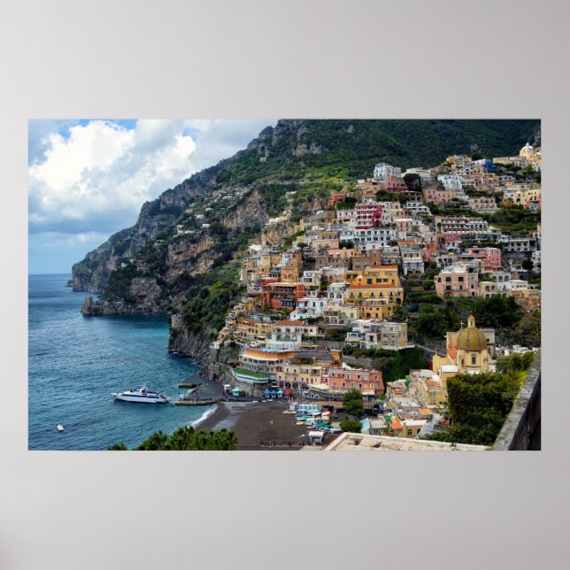 Affiche Côte amalfitaine Italie (Devant)
