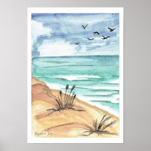 Affiche Côte Baltique