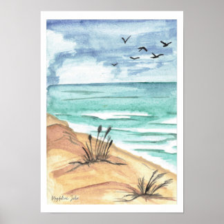 Affiche Côte Baltique