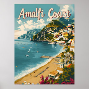 Affiche Côte d'Amalfi