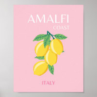Côte d'Amalfi, Art Preppy, Rose, Voyage