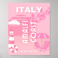 Côte d'Amalfi, Art Voyage, Rose