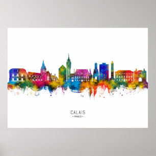 Affiche Côte de Calais France