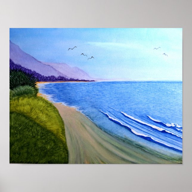 Affiche Côte de Californie (Devant)