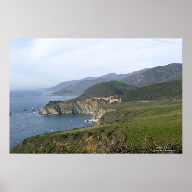 Affiche Côte de Californie (Devant)