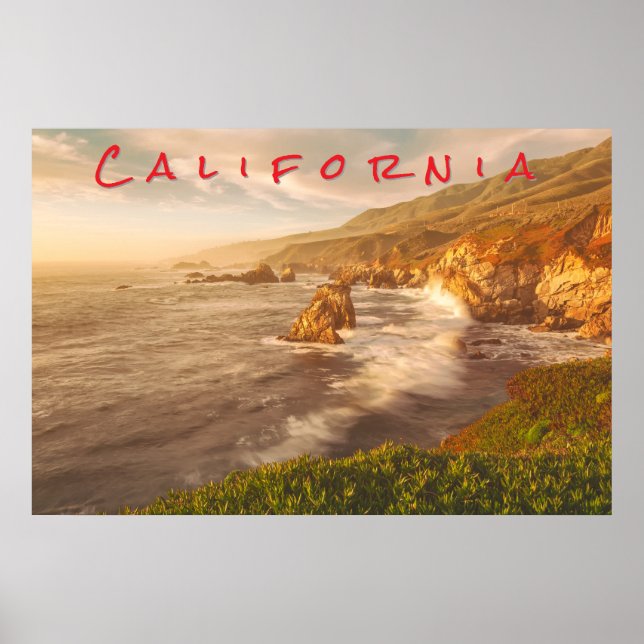 Affiche Côte de Californie (Devant)