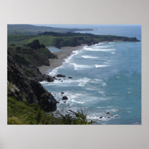 Affiche Côte de central de la Californie