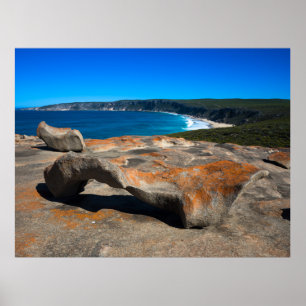 Affiche Côte de l'île Fraser Paysage pittoresque Australie
