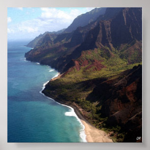 Affiche Côte de Na Pali