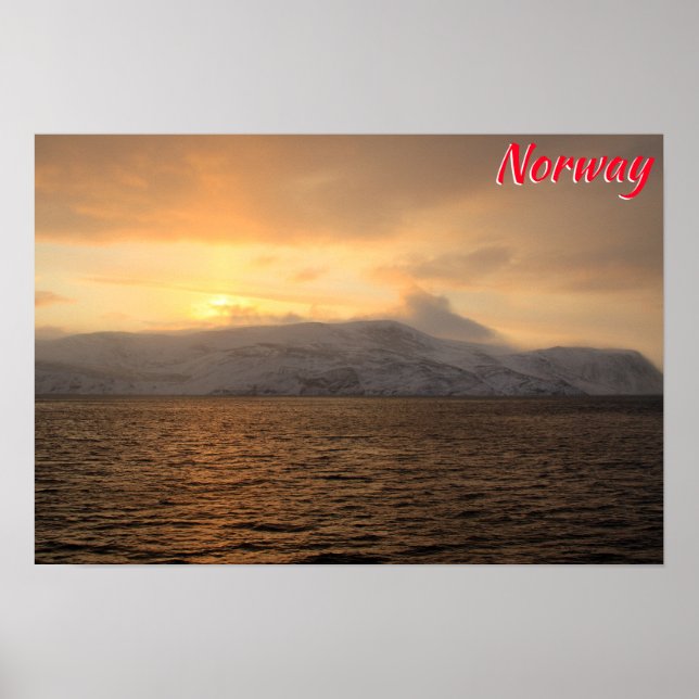 Affiche Côte d'hiver de la Norvège (Devant)