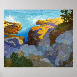 Affiche Côte du Maine par Newell Convers Wyeth