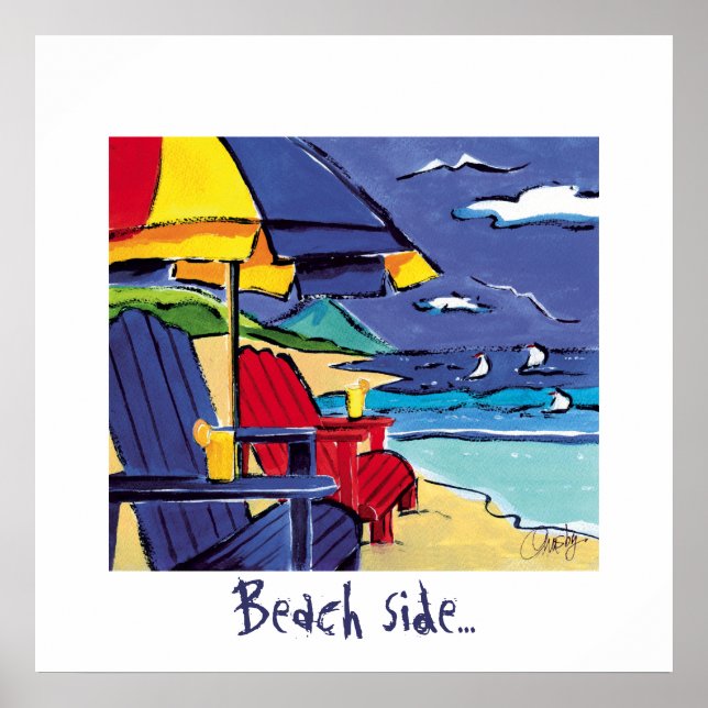 Affiche côté plage (Devant)