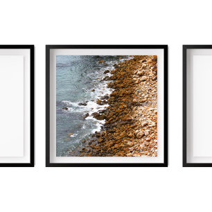 Affiche Côte rocheuse San Pedro