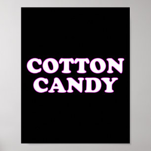 Affiche Coton Candy Halloween Costume Faire semblant d'êtr