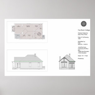 Affiche Cottage à cinq pièces