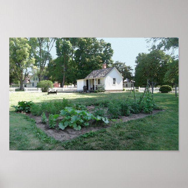 Affiche Cottage d'origine Herbert Hoover, Iowa (Devant)