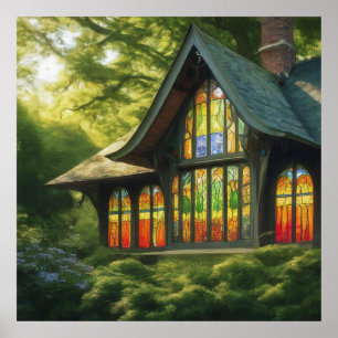 Affiche Cottage enchanté