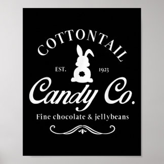 Affiche Cottontail Candy Company Chocolat Lapin Mignon Est