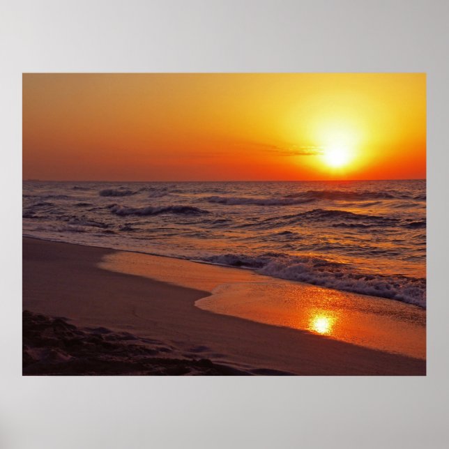 Affiche Coucher de soleil (Devant)